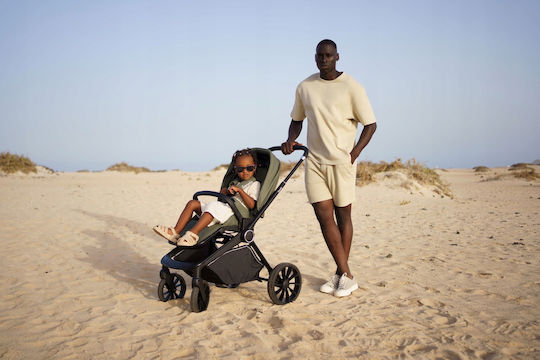 Lionelo Mika Plus Reversible Baby Stroller Suitable for Newborn Beige Sand 10.9kg