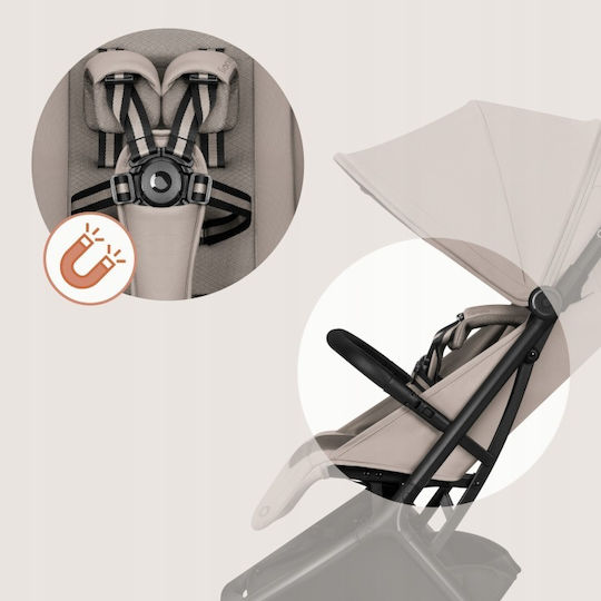 Lionelo Sia Flex Reversible 2 in 1 Baby Stroller Suitable for Newborn Beige Sand