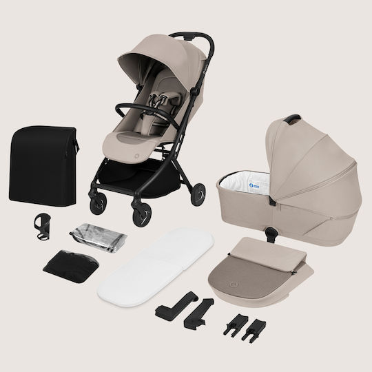 Lionelo Sia Flex Reversible 2 in 1 Baby Stroller Suitable for Newborn Beige Sand