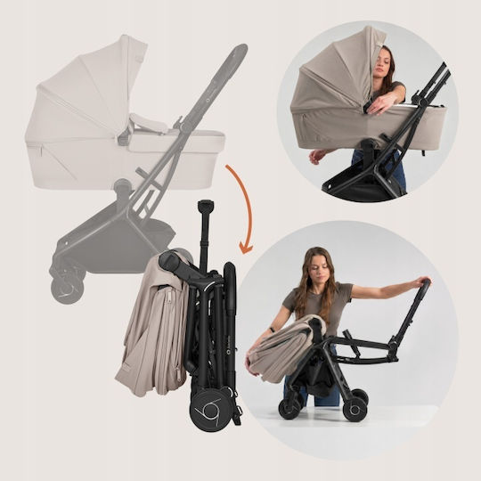 Lionelo Sia Flex Reversible 2 in 1 Baby Stroller Suitable for Newborn Beige Sand