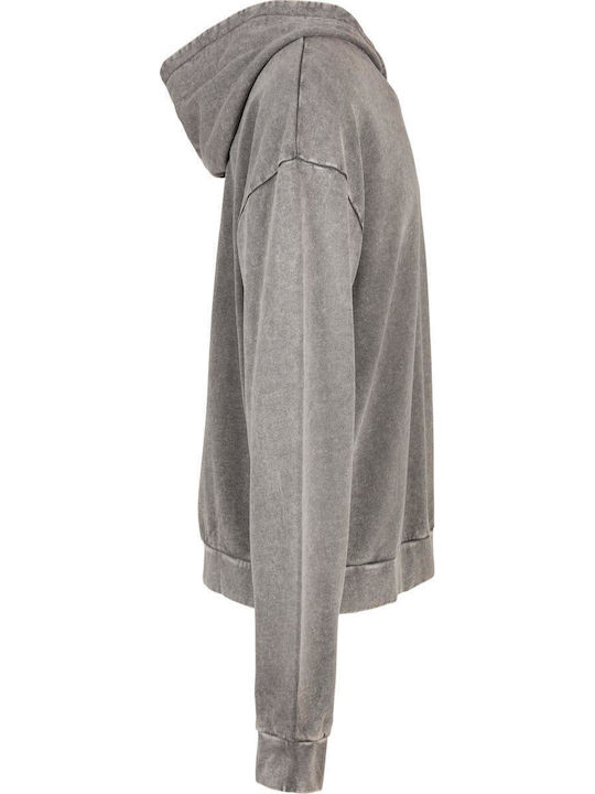 Sweatshirt Mit Kapuze Acid Washed Asphalt