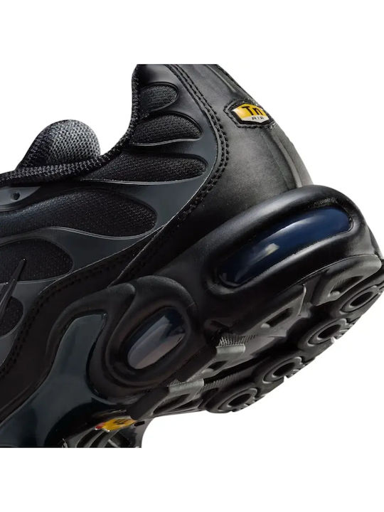 TN Air Max Plus Дамски Сникърси Черни Металически Сребристи