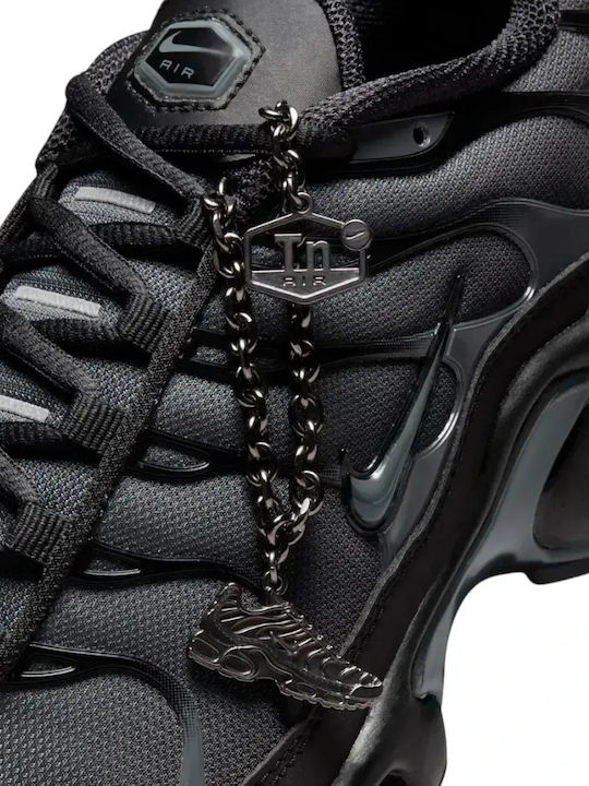 TN Air Max Plus Дамски Сникърси Черни Металически Сребристи