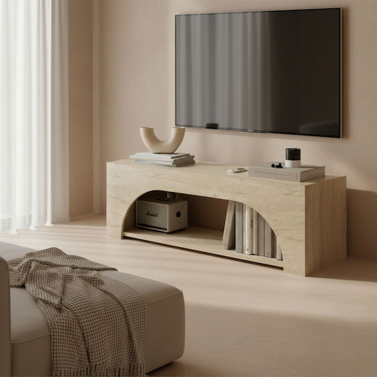 Grey TV Stand L120xD30xH40cm