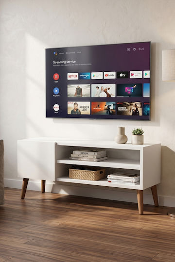 TV-Ständer Weiß M90xP30xH40cm