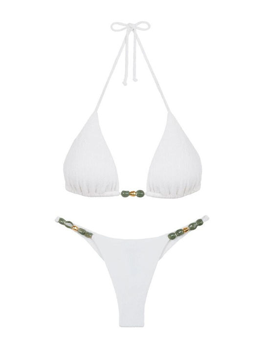 Bikini Triangle White