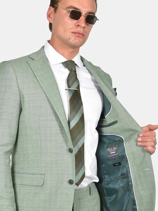 Men's Suit with Slim Fit Green