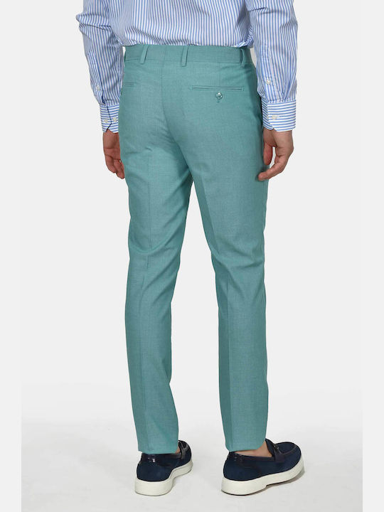 Men's Suit with Slim Fit Green
