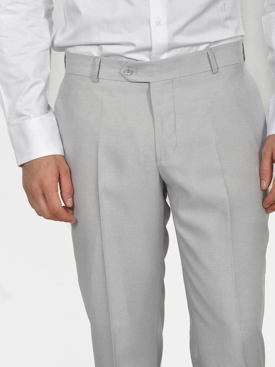 Men's Groom's Suit with Regular Fit Grey