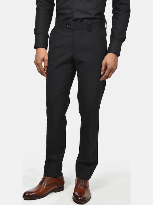 Winter Men's Suit with Regular Fit Black