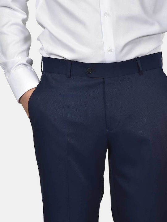 Men's Groom's Suit with Regular Fit Navy Blue