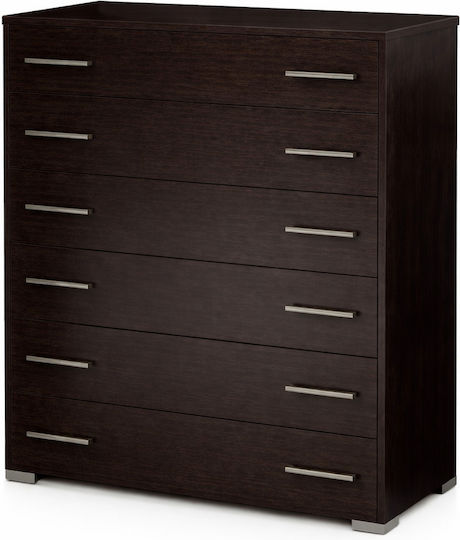 Συρταριέρα Κρεβατοκάμαρας Ξύλινη Wenge 90x45x108εκ.