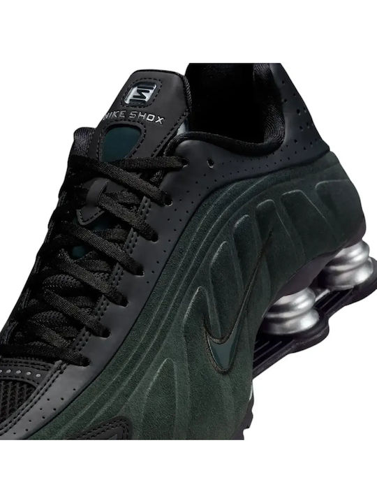Shox R4 Дамски Сникърси Черни