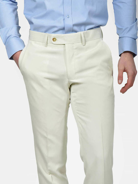 Men's Suit with Regular Fit Beige