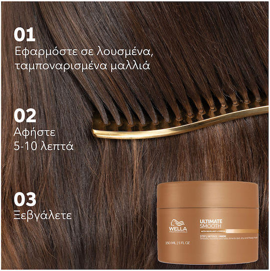 Wella Ultimate Smooth Hair Mask for Anti-Frizz 150ml
