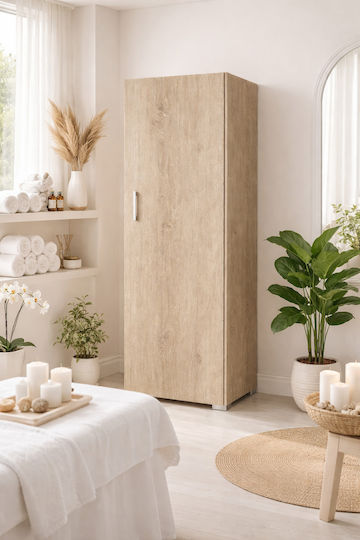 Μονόφυλλη Ντουλάπα 48x50x180cm Δρυς Μονόφυλλη Ντουλάπα 48x50x180cm Δρυς