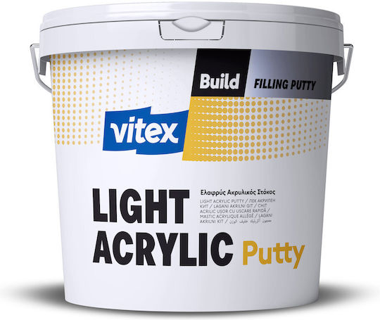 Vitex Light Acrylic Putty Foam Putty Acrylic White 750ml