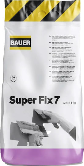 Bauer Superfix 7 Allzweckspachtel Spachtelmasse 5kg SUPERFIX-7