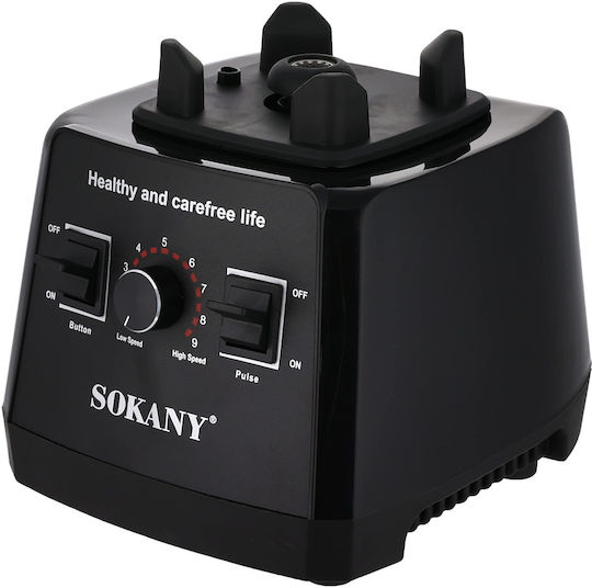 Sokany Commercial Blender 5kW Black with Jug Capacity 2.5lt 57x33x86cm