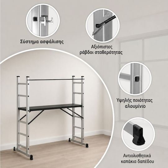 Walter Teleskopleitern Aluminium Doppelt Maximale Höhe 2.7m