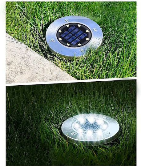 Verk Group Σετ 4 Καρφωτά Ηλιακά Φωτιστικά IP65 11.5x13εκ.