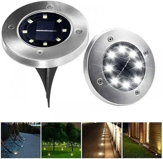 Verk Group Σετ 4 Καρφωτά Ηλιακά Φωτιστικά IP65 11.5x13εκ.