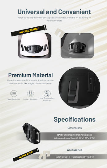 NiteCore Hlb30+hmb1 Βάση Στήριξης
