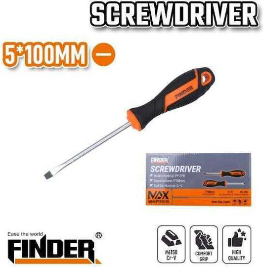 Finder Straight Screwdriver Size 5x100mm