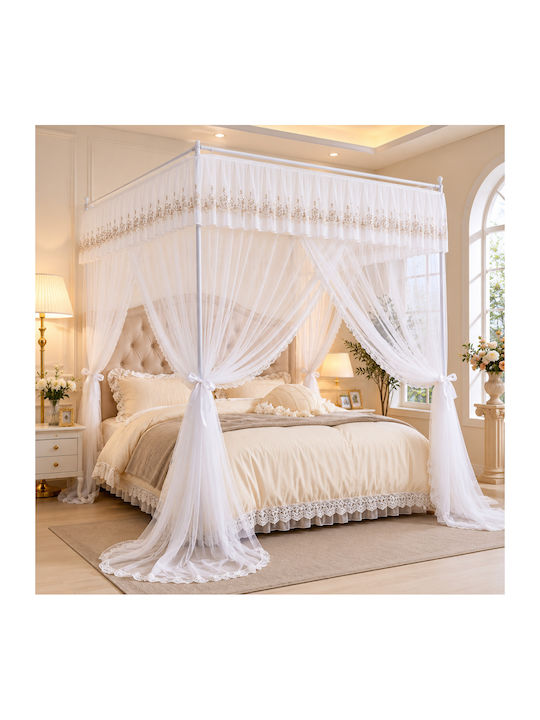 Galifas Cradle Mosquito Net Made of White Tulle 200x220cm
