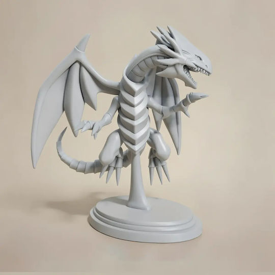 Άβαφη 3d Φιγούρα Blue Eye White Dragon Standalone Βάψιμο Diy Δώρο Χρώματα 30 Cm 1:6