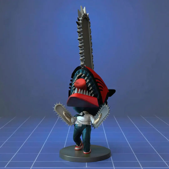 Άβαφη 3D Φιγούρα Nendoroid Denji Chainsaw Man Βάψιμο Diy Δώρο Χρώματα 20 Cm 1:8
