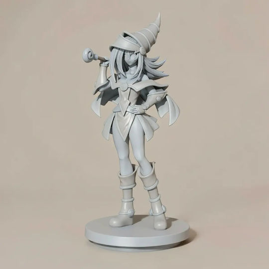 Небоядисана 3D Фигура Dark Magician Girl В Стойка 215мм Боядисване DIY Подарък Цветове 15,2 См 1:12