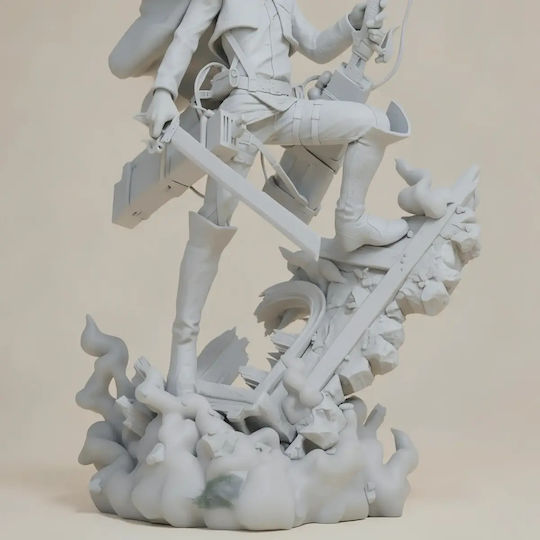 Άβαφη 3d Φιγούρα Levi Ackerman 2025 Βάψιμο Diy Δώρο Χρώματα 15,2 Cm 1:12