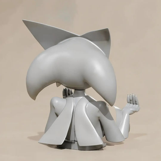 Άβαφη 3d Φιγούρα Meowscarada Phone Holder 3d Βάψιμο Diy Δώρο Χρώματα 15,2 Cm 1:12
