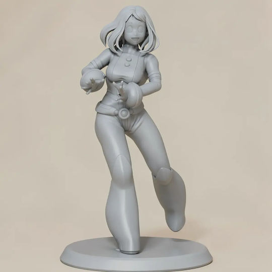 Άβαφη 3d Sammelbare Figur Ochako Uraraka Stand Alone Digitale Skulptur Βάψιμο Diy Δώρο Χρώματα 20 Cm 1:8