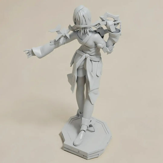 Unpainted 3D Figure Aqua Kingdom Hearts 3D Model Painting DIY Gift Colors 30 Cm 1:6