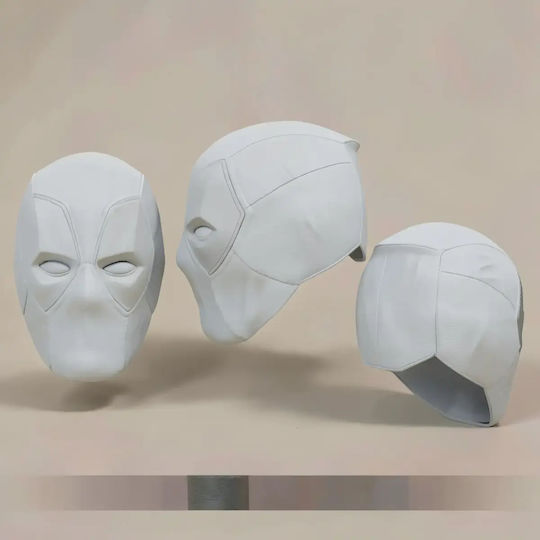 Άβαφη 3d Φιγούρα Cosplay Deadpool Helmet Deadpool 3 Another Version Βάψιμο Diy Δώρο Χρώματα 15,2 Cm 1:12