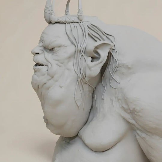 Небоядисана 3D Фигура Barry Humphries Goblin King Hobbit Бюст 3D Печат Фигурка Боядисване DIY Подарък Цветове 30 См 1:6