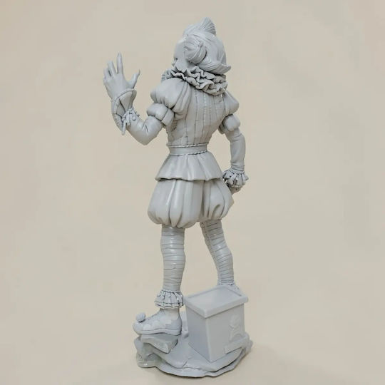 Unpainted 3D Figure Pennywise Floating Sewers 387mm Painting Diy Gift Colors 15.2 Cm 1:12