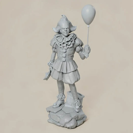 Unpainted 3D Figure Pennywise Floating Sewers 387mm Painting Diy Gift Colors 30 Cm 1:6