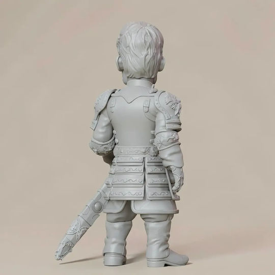 Unpainted 3D Figure Game Thrones Jaime Lannister Chibi 3D Printing Figurine Painting DIY Gift Colors 15.2 Cm 1:12