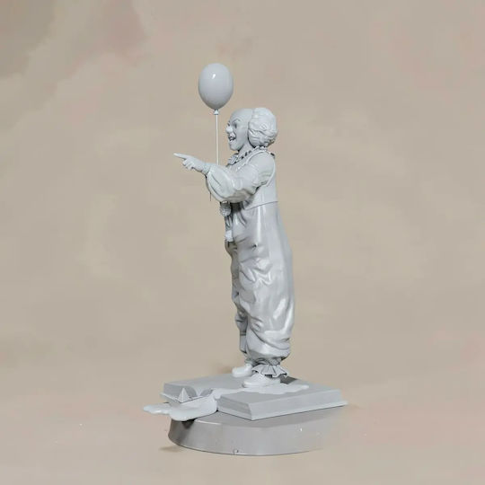 Unpainted 3D Figure Pennywise It 1990 3D Model Painting DIY Gift Colors 20 cm 1:8