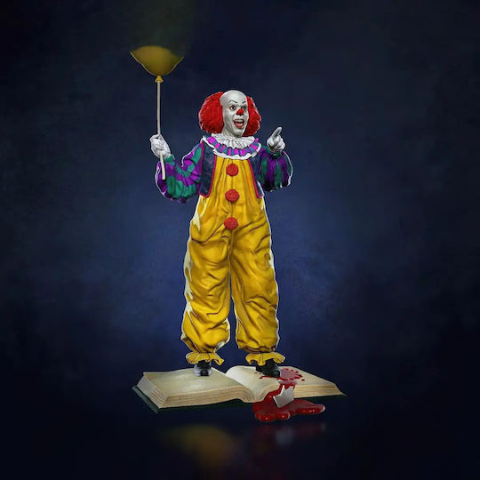 Unpainted 3D Figure Pennywise It 1990 3D Model Painting DIY Gift Colors 20 cm 1:8