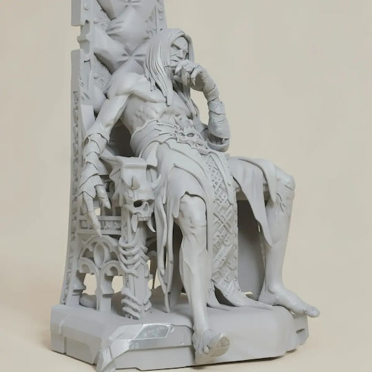 Unpainted 3D Figure Old Gabriel Dracula From Castlevania Miniature Painting Diy Gift Colors 15.2 Cm 1:12