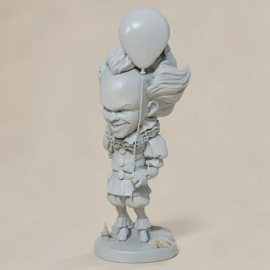 Unpainted 3D Figure Pennywise Chibi 135mm Painting Diy Gift Colors 20 Cm 1:8
