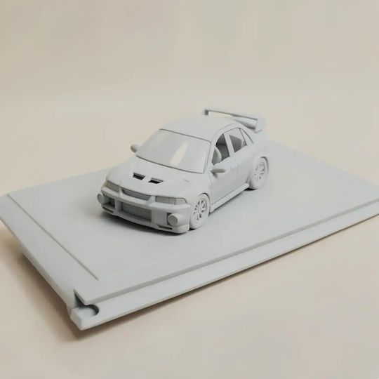 Unpainted 3D Figure Model Kit Car Lancer Evolution VI Painting DIY Gift Colors 15.2 Cm 1:12
