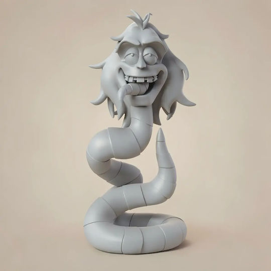 Небоядисана 3D Фигура Beetlejuice Snake Digital Боядисване DIY Подарък Цветове 15,2 См 1:12