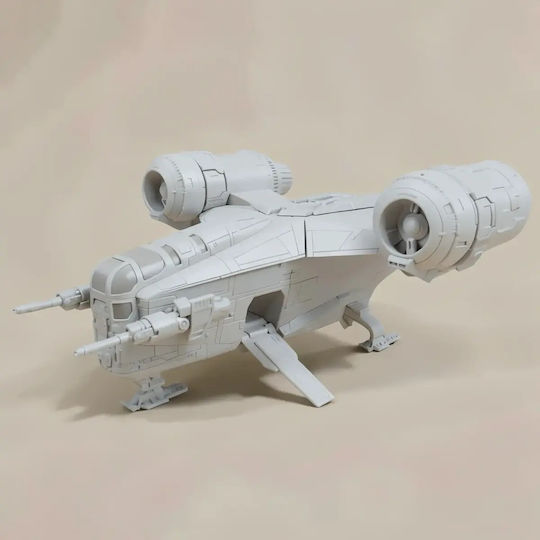 Άβαφη 3d Figur Mandalorianer Razor Crest Basic Βάψιμο Diy Δώρο Χρώματα 15,2 Cm 1:12