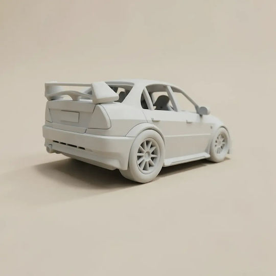 Άβαφη 3d Sammelbare Figuren Model Kit Car Lancer Evolution Vi Βάψιμο Diy Δώρο Χρώματα 30 Cm 1:6