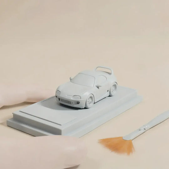 Unpainted 3D Figure Model Kit Car Toyota Supra Mk4 Painting DIY Gift Colors 20 Cm 1:8
